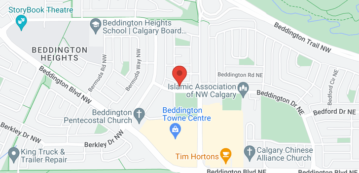 map of 130 BERGEN RD NW